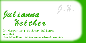 julianna welther business card